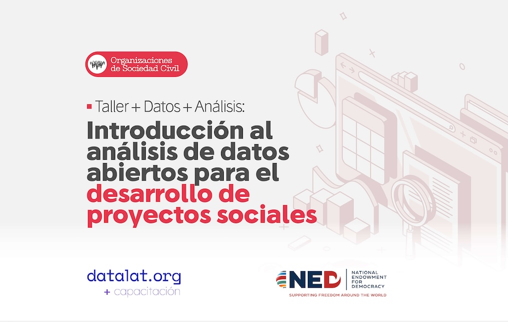 Taller | Introducción al análisis de datos abiertos para el desarrollo de proyectos sociales